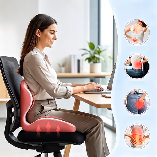 Ergonomic Memory Foam Seat Cushion