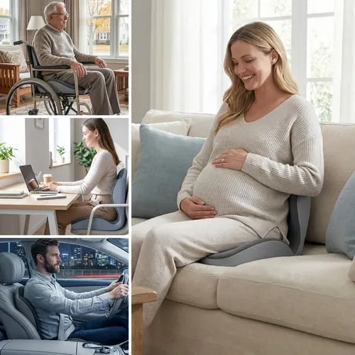 Ergonomic Memory Foam Seat Cushion